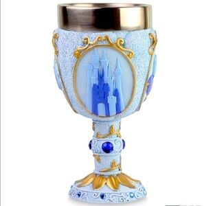 Disney Cinderella 70th Anniversary Goblet Cup Blue